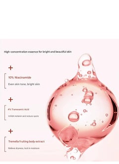 Joyvin Niacinamide Serum 10%, TXA 4% Dark Spot Correcting Serum, Dark Spot Correcting Glow Serum, Anti Pigment Spots Face Essence Brightening and Moisturising 30ml  - Image 3