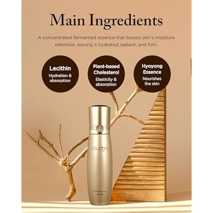 Danahan Hyoyong Korean Traditional Herbal Fermented Essence Face Toner Deep Hydrating Anti-Aging Formula with 30+ Botanical Extracts Lecithin Moisture Balancing Clearing, 5.4 fl.oz. - Image 5