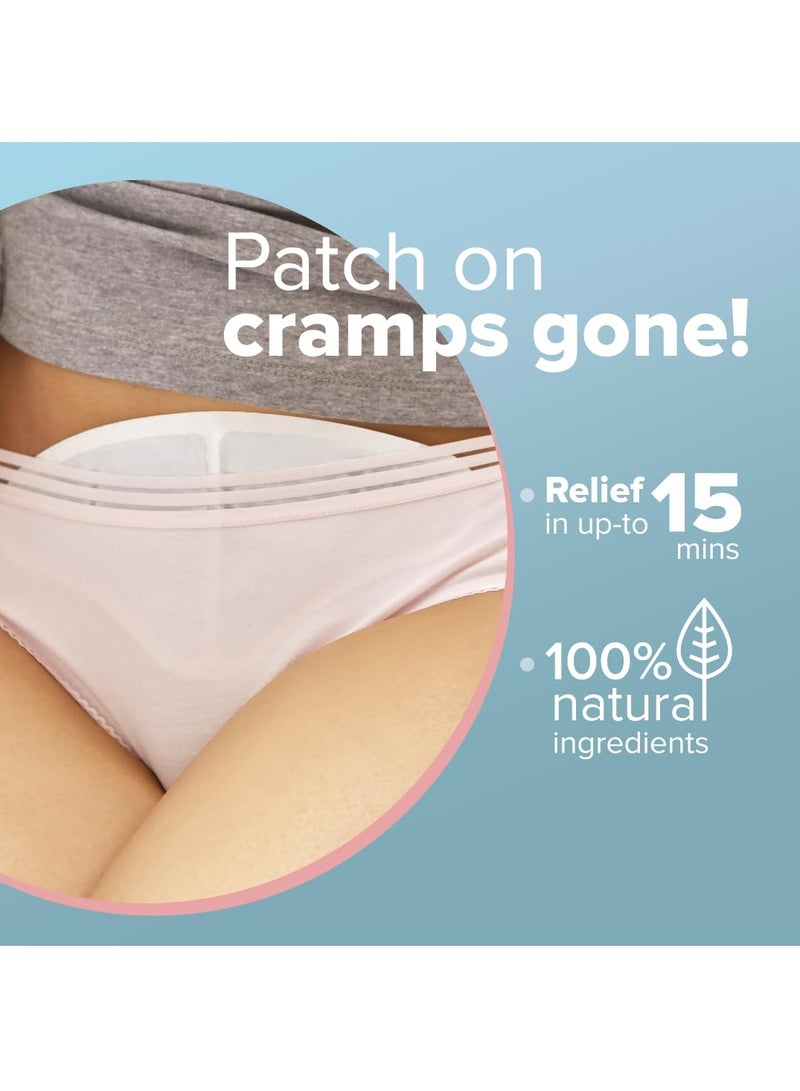 Nua Cramp Comfort || 3 Heat Patches for Period Pain and Cramps || 100% Natural Ingredients and Portable || 8 Hours Pain Relief || Quick Relief from Menstrual Pain - Image 2