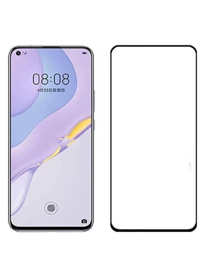 IAF AWH for Huawei Nova 7 SE Screen Protector, 3D Curved Tempered Glass Screen Protector Film [HD Clear] [9H Hardness] [Case Friendly] for Huawei Nova 7 SE 5G Smartphone  - Image 2