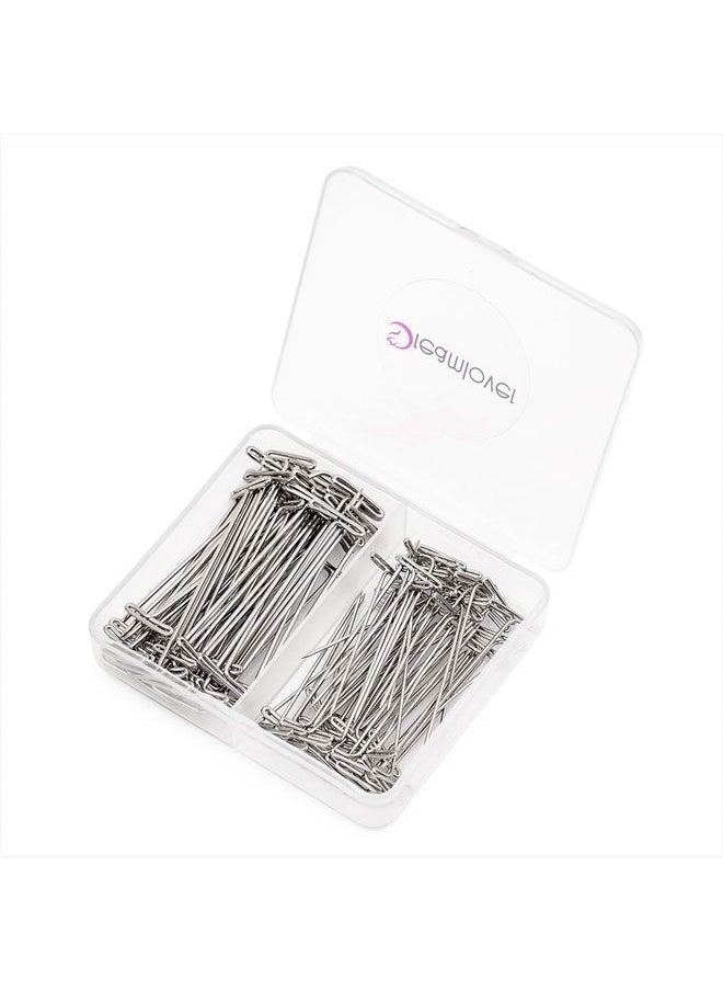 Dreamlover Wig Pins for Mannequin Head, Pins for Wig Head, T Pins for Wigs, 100 Pieces, 1.5 Inches and 2.0 Inches  - Image 3