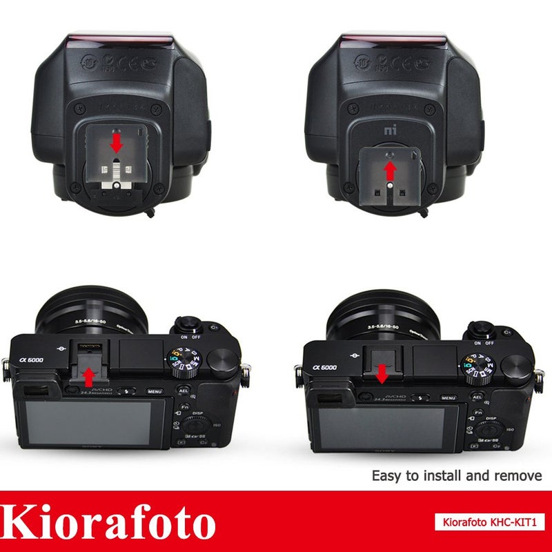 Kiorafoto Multi Interface MI Hot Shoe Cover Protector Cap for Sony A7IV III ZV-E10 ZV1 A7C A7SIII A7RIV A6600 A6500 A6400 A6300 A6100 A6000 Camera Flash HVL-F32M HVL-F45RM Microphone ECM-XYST1M ECM-GZ1M ECM-B1M - Image 5
