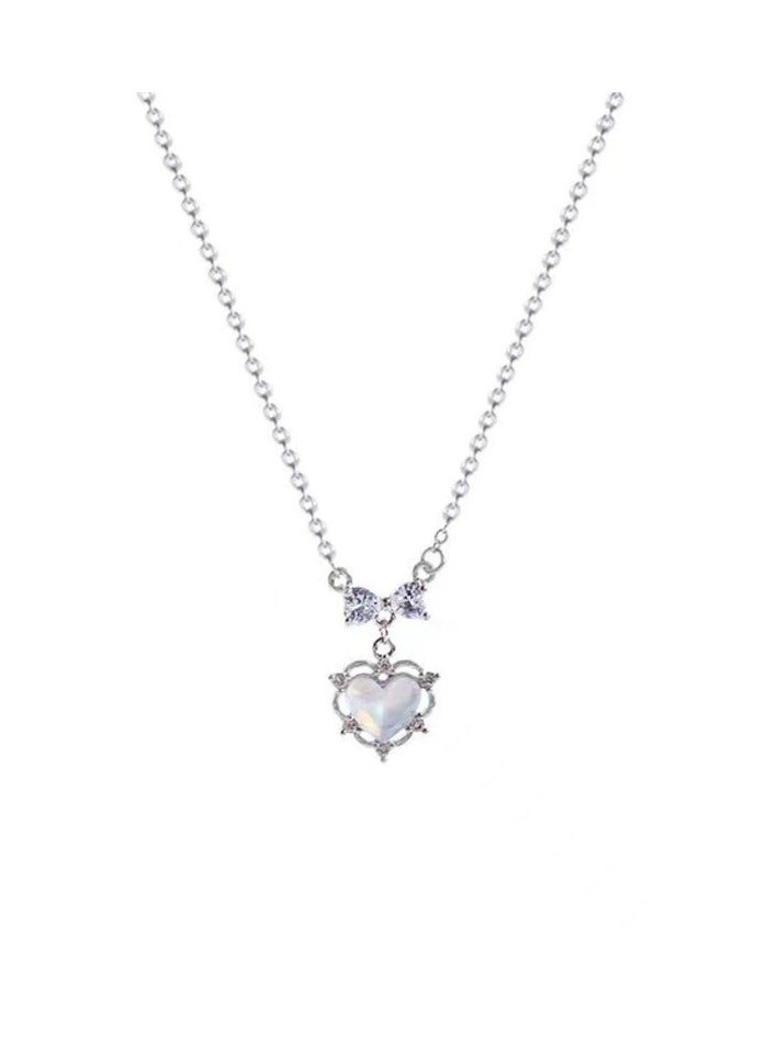 Goolsky Dainty Heart Pendant Necklace – Minimalist Love Jewelry for Women, Elegant & Giftable  - Image 2