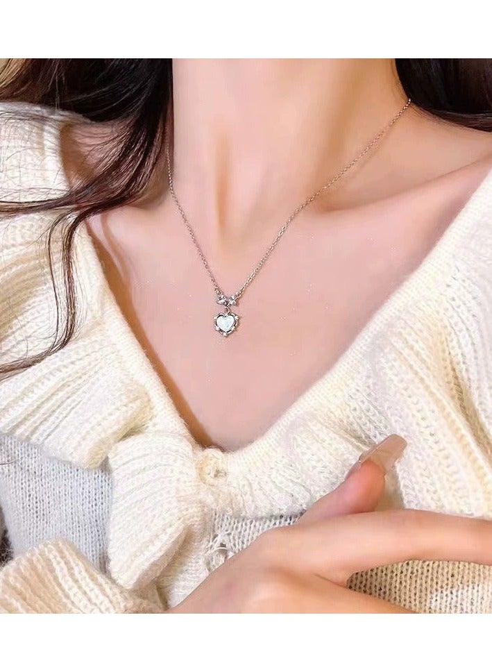 Goolsky Dainty Heart Pendant Necklace – Minimalist Love Jewelry for Women, Elegant & Giftable  - Image 3