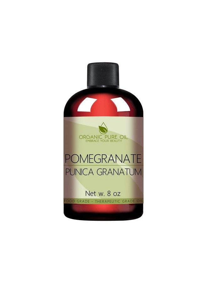 OPO - Pomegranate Seed Oil 8 Oz 100% Pure Unrefined Non Gmo Cold Pressed Sweet Carrier Oil For Hair Skin Nails Body Face Diy Soaps & More Hydrate Nourish Replenish Moisturize Packaging May Vary - Image 1