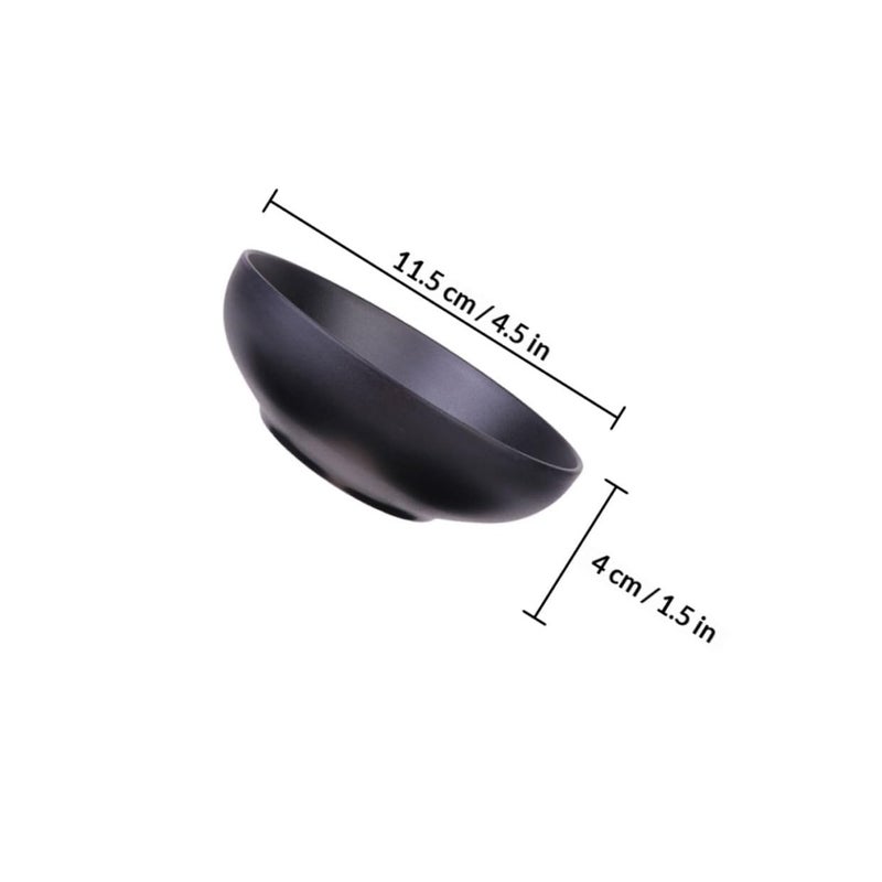Matte Finish Melamine Ramen Bowl Set 2 Pcs 11 5cm For Soup Noodle Hot Pot - Image 3