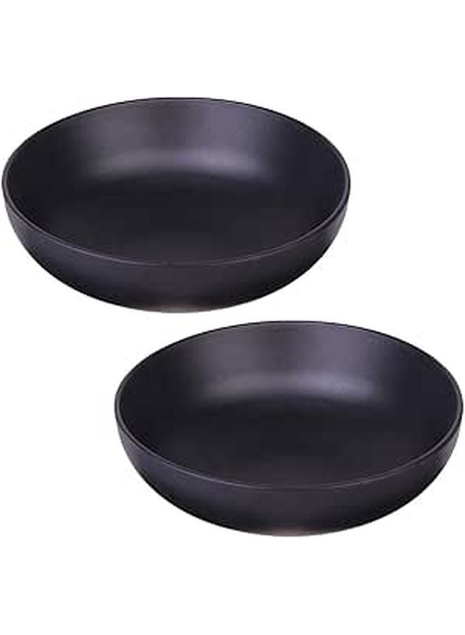 Matte Finish Melamine Ramen Bowl Set 2 Pcs 11 5cm For Soup Noodle Hot Pot - Image 1