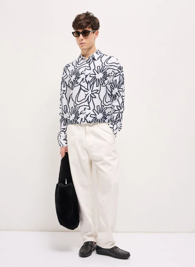 THE BEAR HOUSE Men's Shirt for Casual and Formal Wear | Classic Button-Down Style for Office, Daily Use, Travel, Events & All-Season Outfits | Versatile & Stylish Wardrobe Essential for Every Occasion