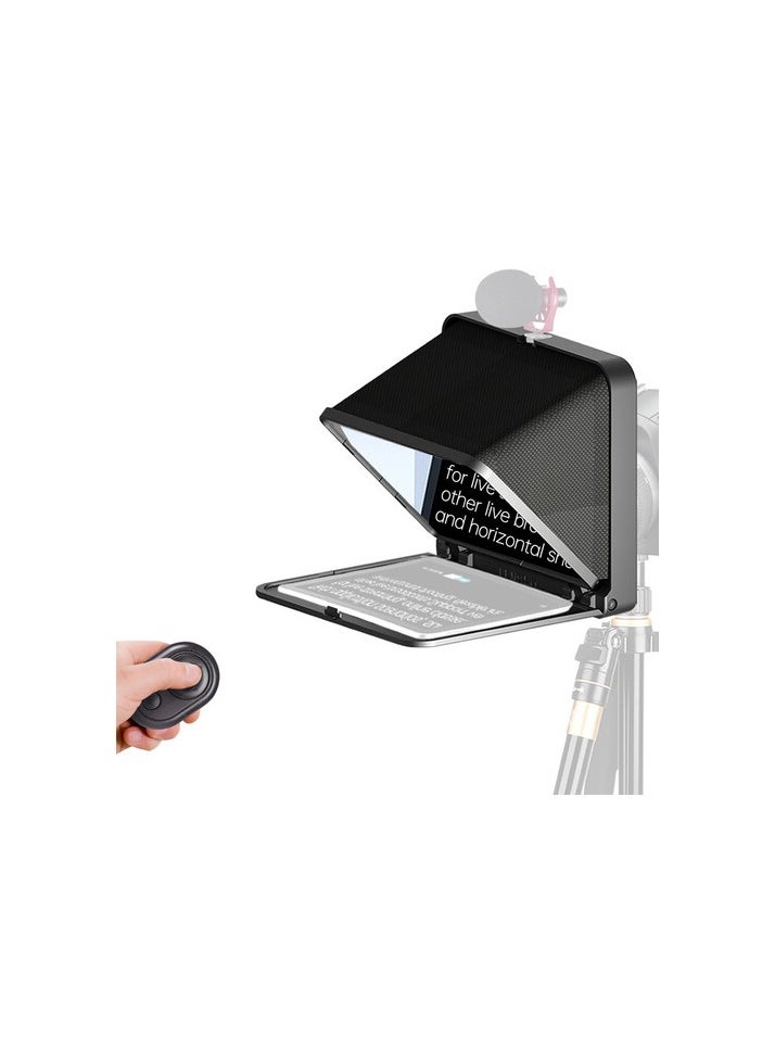 LENSGO LENSGO TC7 Portable Teleprompter for Smartphones, Tablets & Select DSLR/Mirrorless Cameras  - Image 1