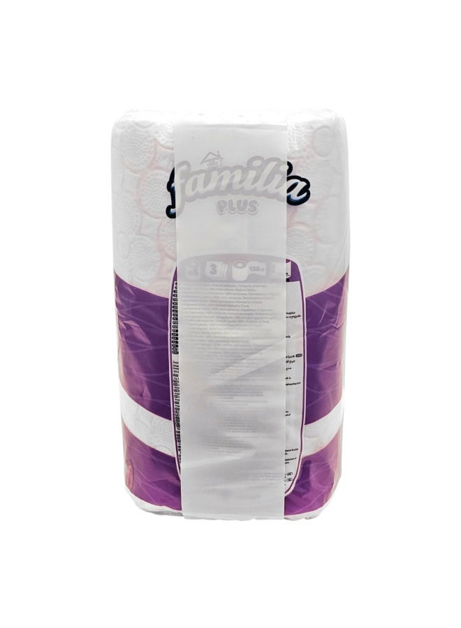 فاميليا مناديل تواليت ملونة 8 لفات – ناعمة ومعطرة برائحة منعشة – امتصاص عالي، متينة، آمنة على البشرة، مثالية للاستخدام اليومي في الحمام - Image 5