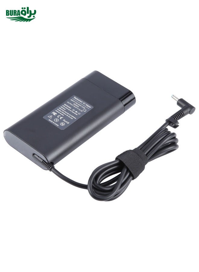 200W 19.5V 10.3A Oval Laptop Notebook Power Adapter For HP 4.5 x 3.0mm, Plug:EU Plug