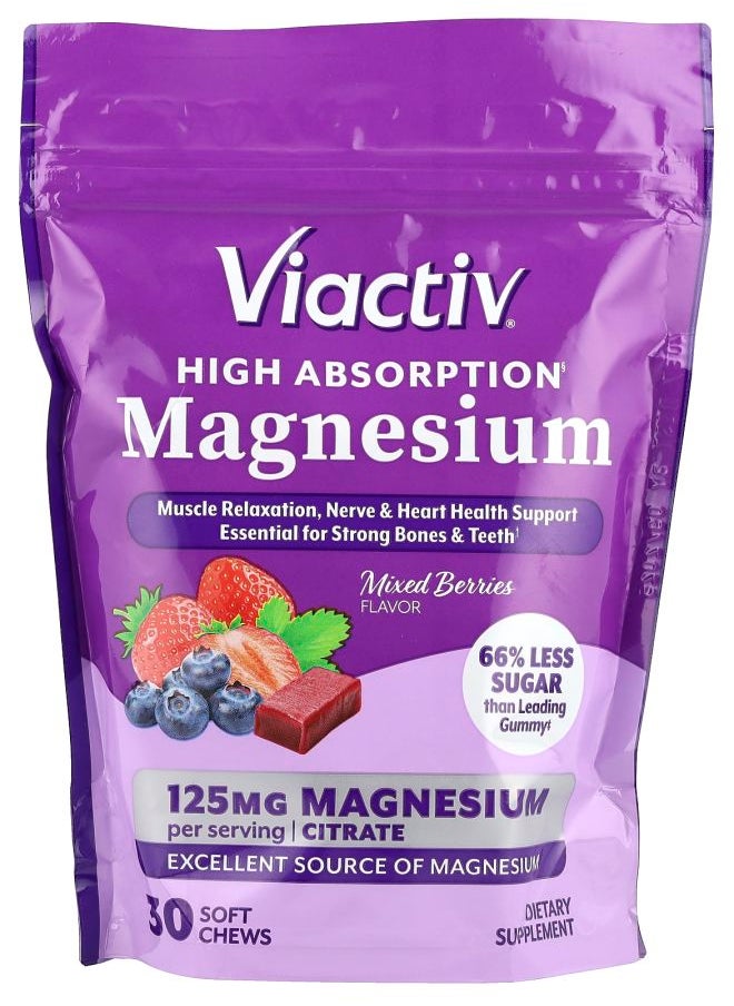 High Absorption Magnesium Mixed Berries 125 mg 30 Soft Chews - pzsku/ZF34BB9EB398E5F46068EZ/45/_/1728489336/06adddb9-f85e-42e5-859a-fa1ea07e0847