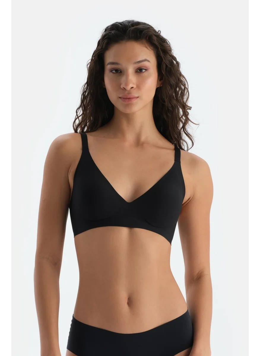 dagi Black 1135KC Nitsa Seamless Bra Without Wire