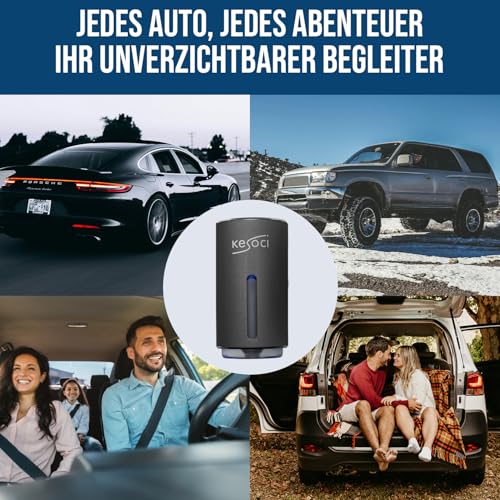 KESOCI Smart Car Air Freshener: Revolutionary Smart Car Diffuser Vent Clip with 3 Exclusive 10 ml Fragrances (Fresh Essence Collection) - Image 5
