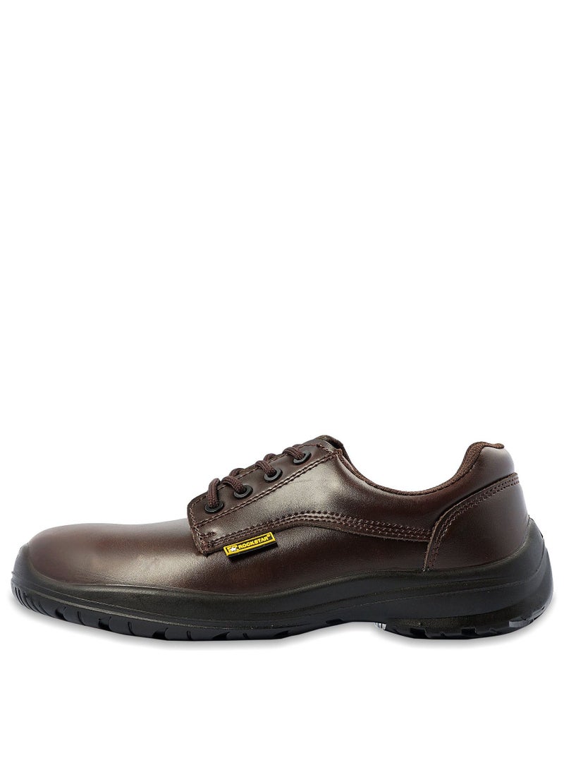 Rockstar Mens Plastic Toe Safety Shoes - Image 2
