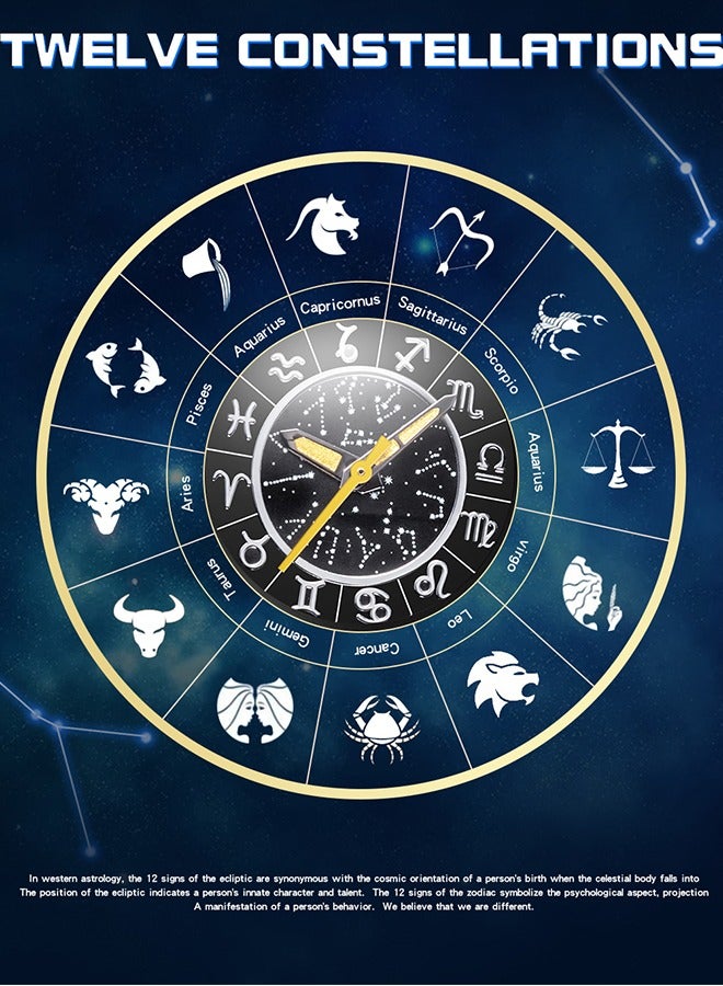 Sanda ساعة رجالية رقمية متعددة الوظائف من سلسلة Constellation Dial Series للرجال باللون الأسود والأحمر 6036 - Image 4