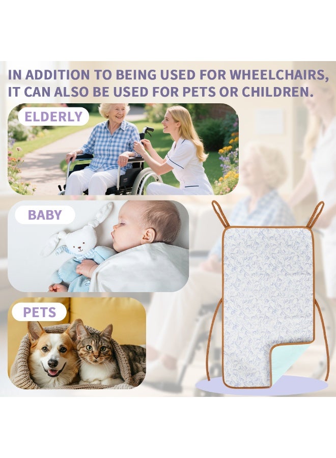 Ehucon Highly Absorbent Incontinence Waterproof Pads for Wheelchairs - Colorful Patterns for a Smile - Extra Large Washable & Reusable Seat Covers - Image 3