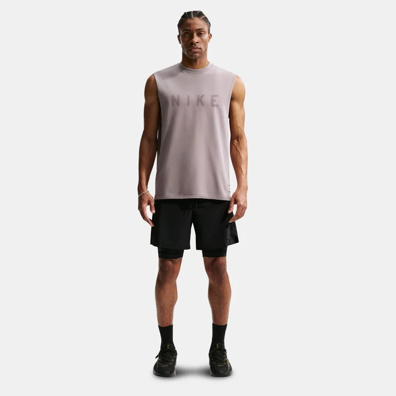 Nike Brown Men's N.A.C. Dri-FIT Training Tank Top for Men | Best Price UAE