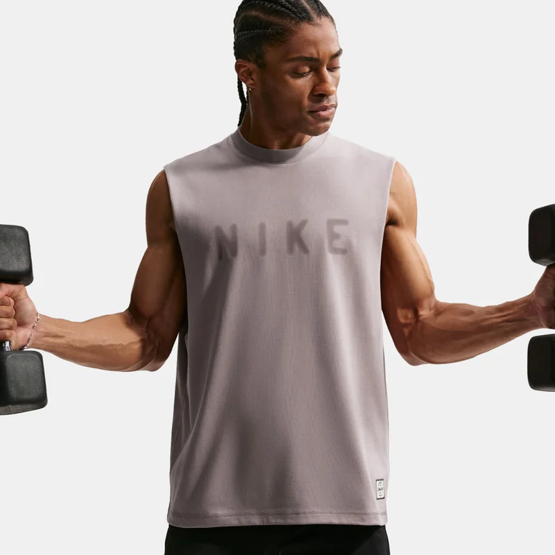 Nike Brown Men's N.A.C. Dri-FIT Training Tank Top for Men | Best Price UAE