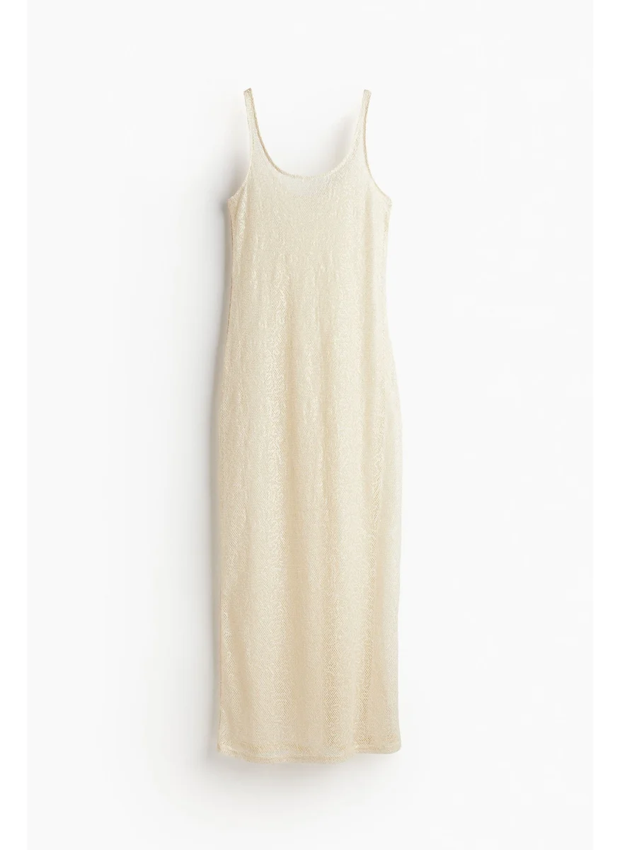 H&M Sequined Fishnet Dress
