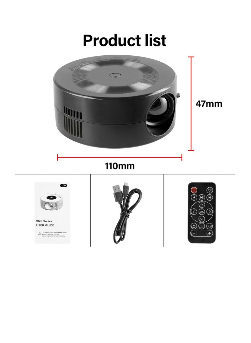 Mini Video Projector, 1080P Portable Projector Compatible with USB|Android Phone, Tech Gadgets, Outdoor Projector, Mini TV for Home /Camping/Travel/Party, Cool Stuff, Personalized Birthday Gifts - Image 2