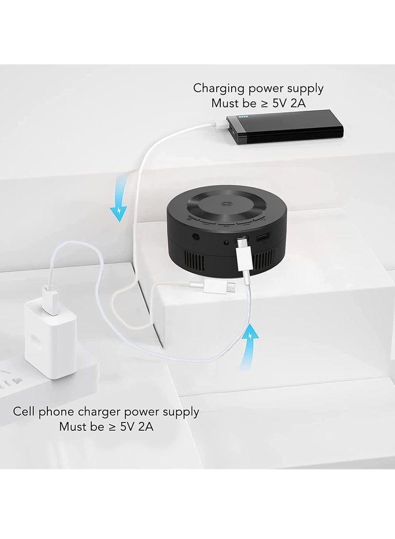 Mini Video Projector, 1080P Portable Projector Compatible with USB|Android Phone, Tech Gadgets, Outdoor Projector, Mini TV for Home /Camping/Travel/Party, Cool Stuff, Personalized Birthday Gifts - Image 3