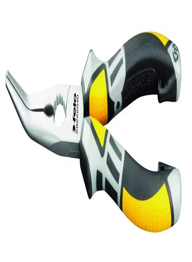 فيلو كماشة راديو ذات أنف سلسلة بزاوية 45 درجة من Felo 0715763785، منحنية، 8 بوصات (1 لكل عبوة) - Image 1