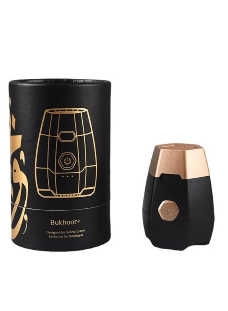 ELTRAZONE موقد بخور عربي تلقائي D1Q7 – جهاز بخور إلكتروني مدمج ومحمول لرائحة أصيلة، تقنية تسخين تلقائية سهلة الاستخدام، مثالي للمنازل والمكاتب والمناسبات الخاصة – أسود - Image 1