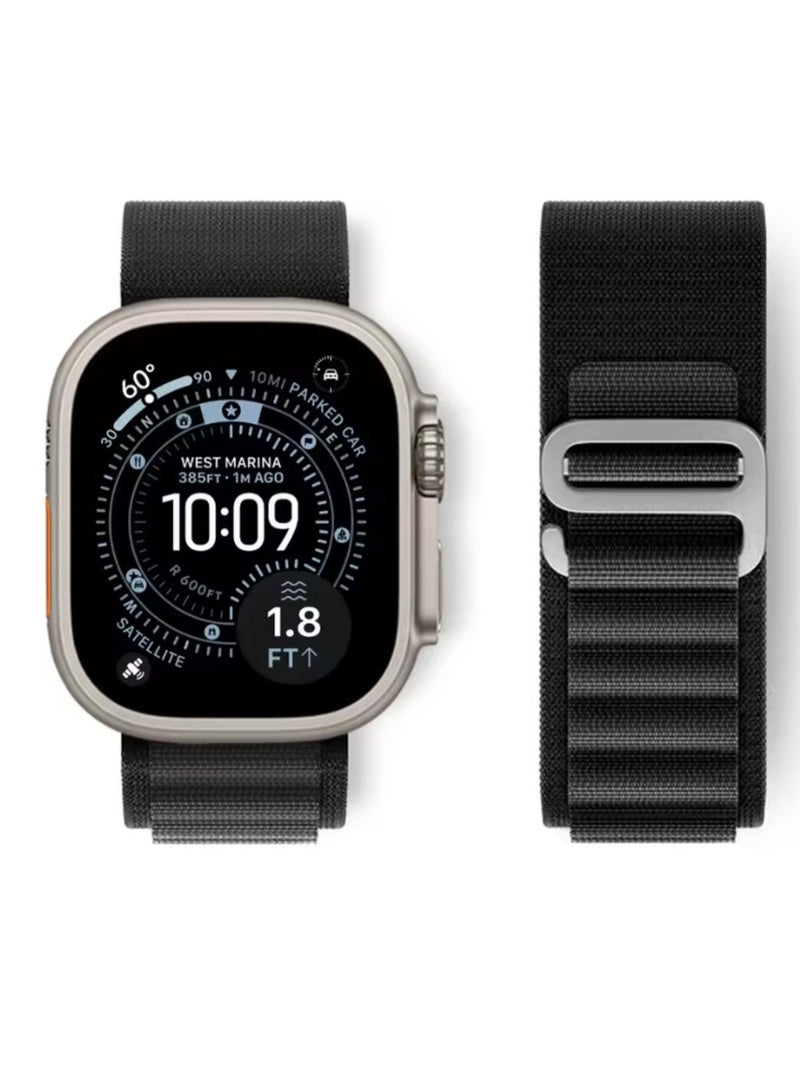 Apple Watch Alpine Loop Band for Apple Watch Ultra 3 | 2 | 1, 49mm/45mm/44mm/42mm Soft Nylon Woven Sport Strap Compatible with iWatch Series 11/10/9/8/7/6/5/4/3/2/1 - Image 1