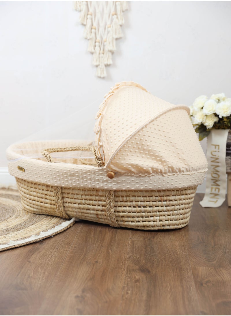 FUN MOMENT The cradle of the birth of Moses basket for children with a mosquito net  - Image 2