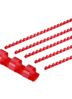 ATLAS 100-Piece Plastic Binding Combs 10mm Width Red  - Image 2