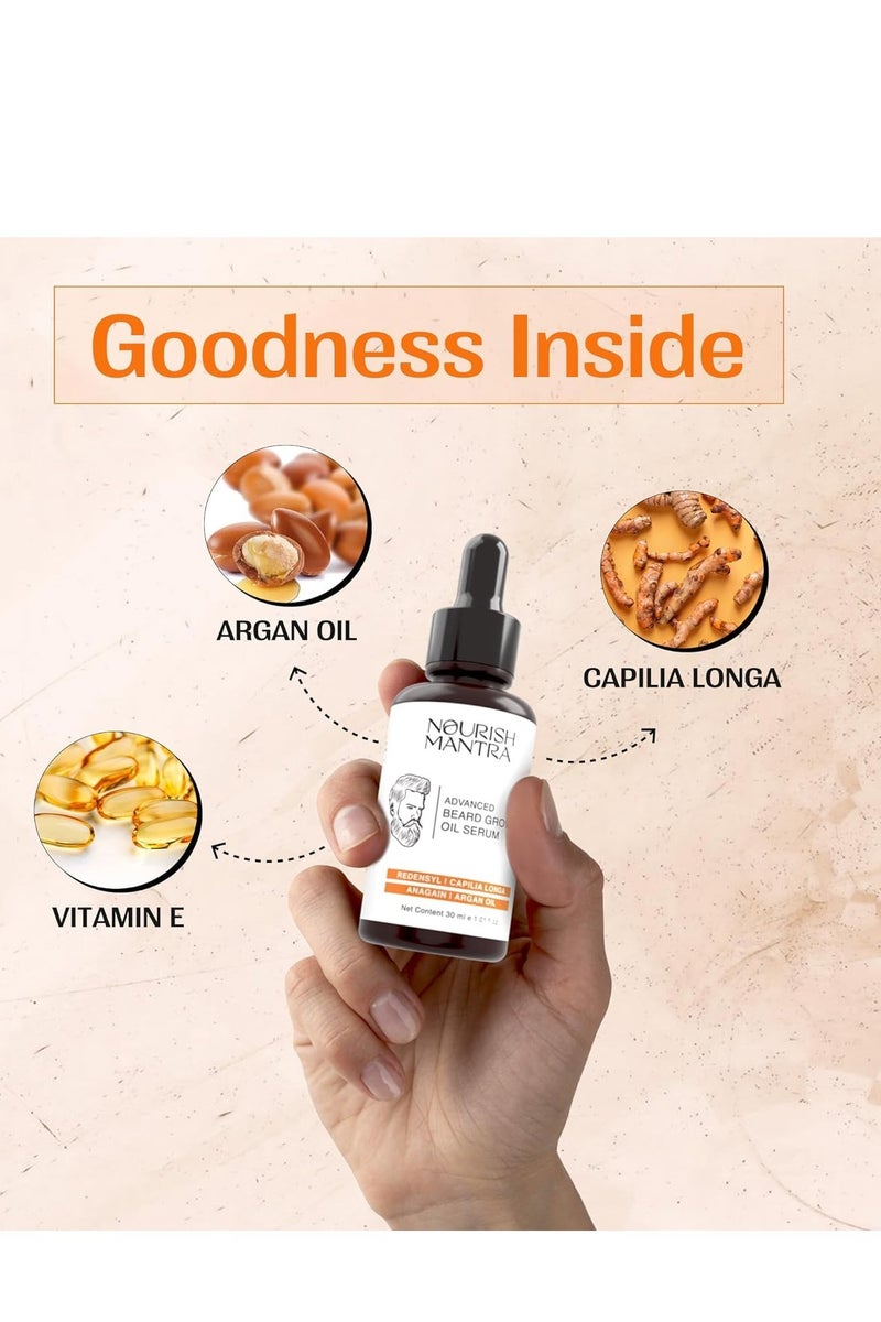 Nourish Mantra Advanced Beard Growth Oil 30ML - Image 2