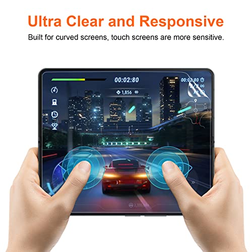 KCT TPU Screen Protector Compatible with Samsung Galaxy Z Fold 5 / Samsung Galaxy Z Fold 4 5G (2023/2022), Front & Inner TPU Flexible Film, Auto-Repair, Bubble-Free, Positioning Frame - Image 5