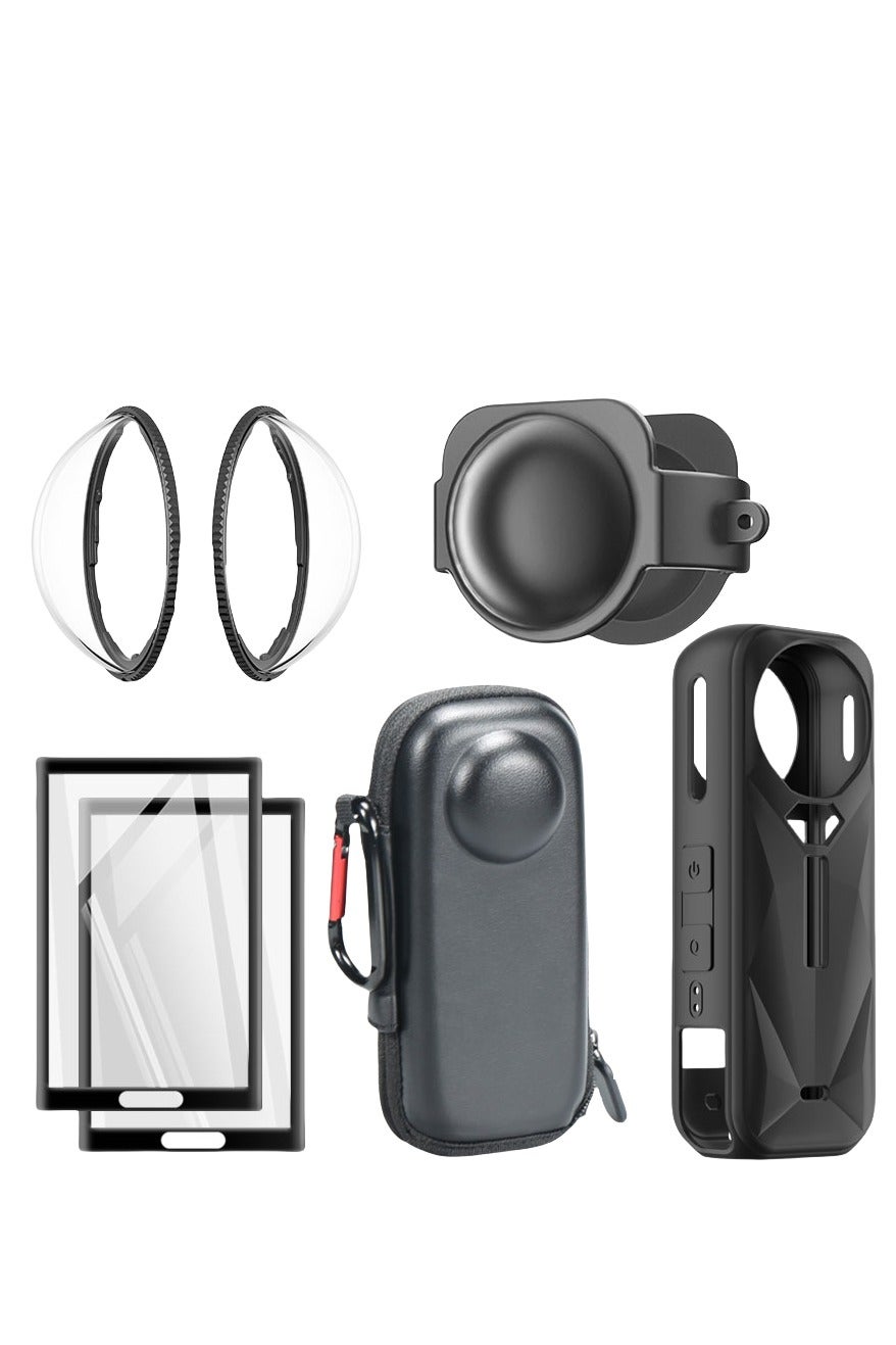 daxiongmao Daxiongmao INSTA360 X5 Lens Guards Screen Protector Silicone Case Camera Case ZF34CA8DA6FF04E5400D2Z