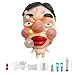 CIYOJA Pimple Popping Toy Squishy Toys Stress Relief Squeeze Toy Large Reusable Silicone Pimple Popper Fidget Toy Set Soft Sensory Toy for Adults ASMR Satisfying Play Includes 2 Filling Creams PoutFace - Image 2