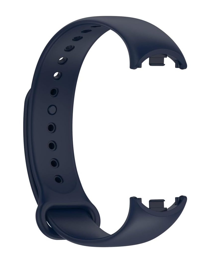Band Compatible with Xiaomi Mi band 8 / Xiaomi Mi band 9 Replacement Strap, Silicone Skin-Friendly Wrist Strap Adjustable Sports Wristbands for Women Men Xiaomi Band 8/9 - Image 1