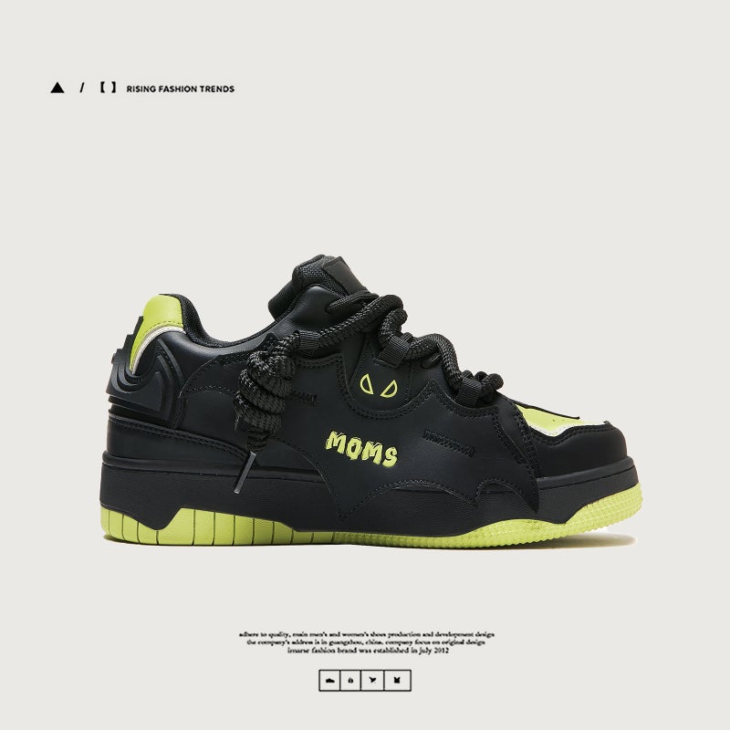 Guangzhou Shoes [Black Samurai] Designer National Tide Batman Bread Shoes Thick Sole Heightening Board Shoes Men'S Shoes For Men And Women - Image 2
