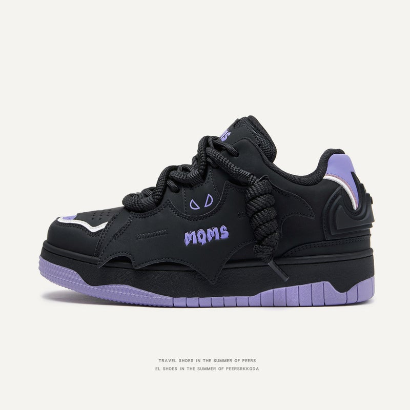 Guangzhou Shoes [Black Samurai] Designer National Tide Batman Bread Shoes Thick Sole Heightening Board Shoes Men'S Shoes For Men And Women - Image 1