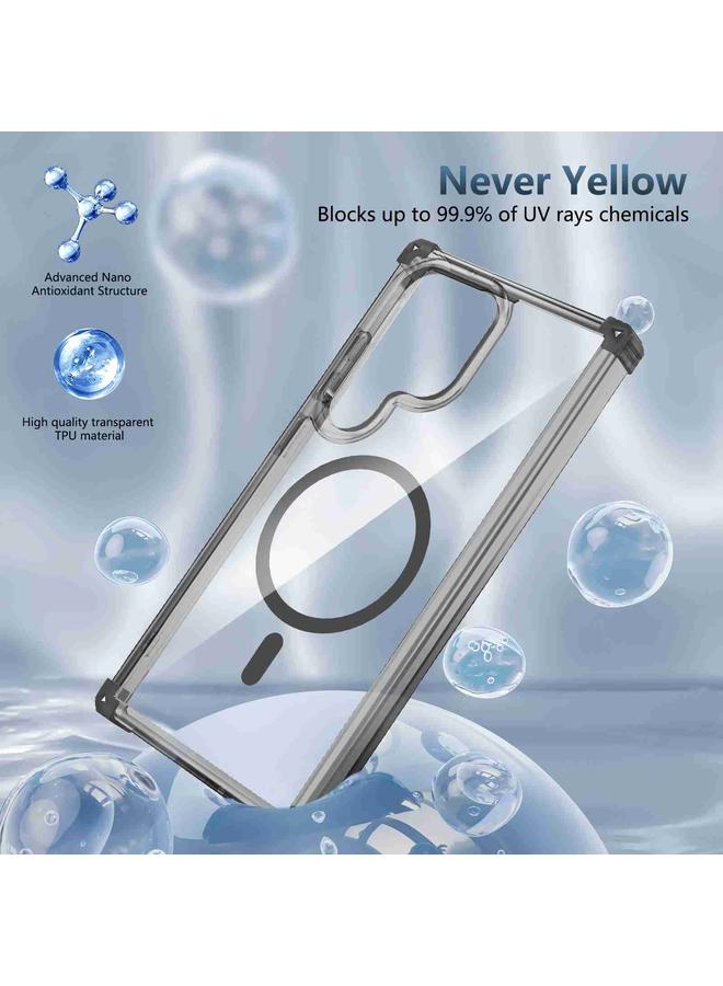 إيروريكس جراب هاتف مغناطيسي شفاف من ماج سيف لهاتف سامسونج جالكسي نوت 20 ألترا - Image 2