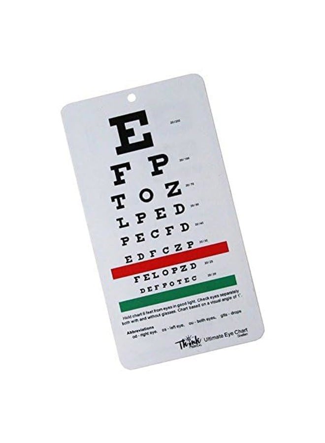 Think Ultimate Pocket Eye Chart Rosenbaum/Snellen - Image 2