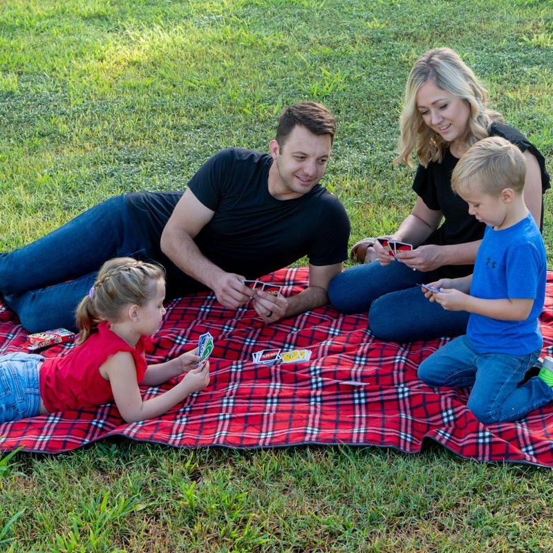 BRAWNTIDE Large Outdoor Waterproof Blanket - Extra Thick Fleece, Warm, Windproof, Sandproof, Quilted, 82" x 55", Ideal for Beaches, Picnics, Camping, Stadiums, Dogs, Car - Image 5