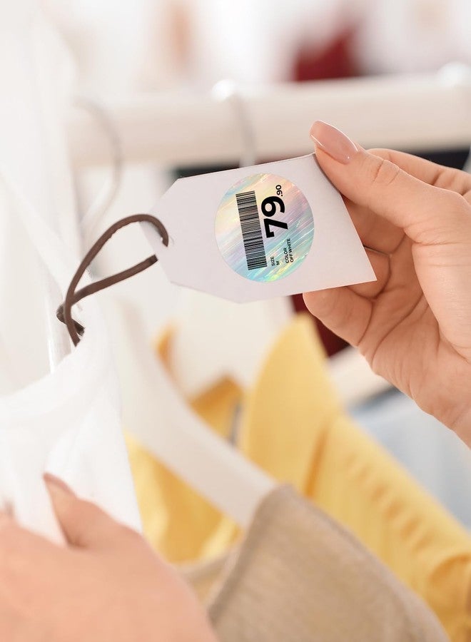 MUNBYN 2 Inch Round Shell Texture Thermal Labels, Direct Waterproof Circle Thermal Sticker Labels for Small Business, 500 Labels/Roll (Colorful) - Image 5