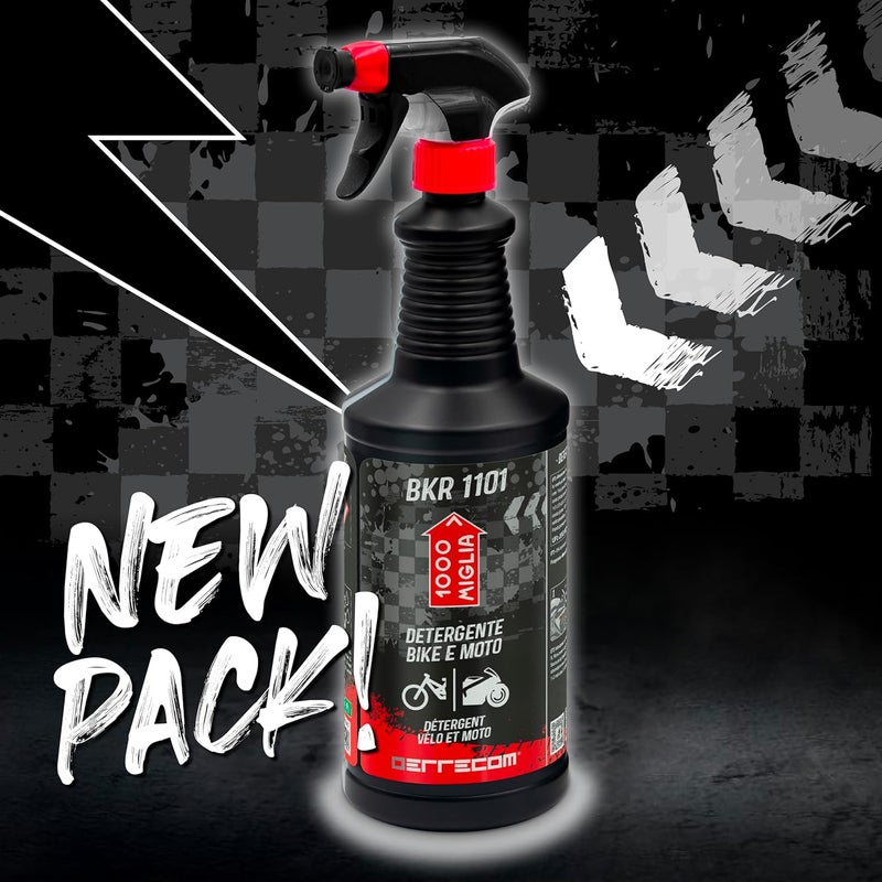 ERRECOM 1000 Miglia BKR 1101 Bike Cleaner, 1 L Spray Bottle - Image 1