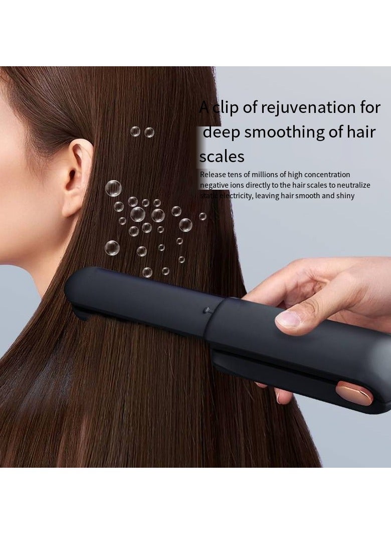 general Mini Ionic Straightening Comb – Travel-Friendly Straightener & Curler for Men/Women, Dual-Use Hair Styling Tool - Image 4