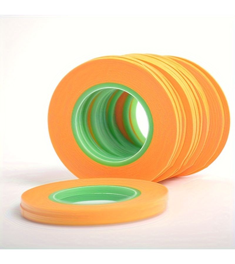 3 Rolls High Adhesion Masking Tape 1mm 2mm 3mm Hand Tearable Textured Paper - Image 2