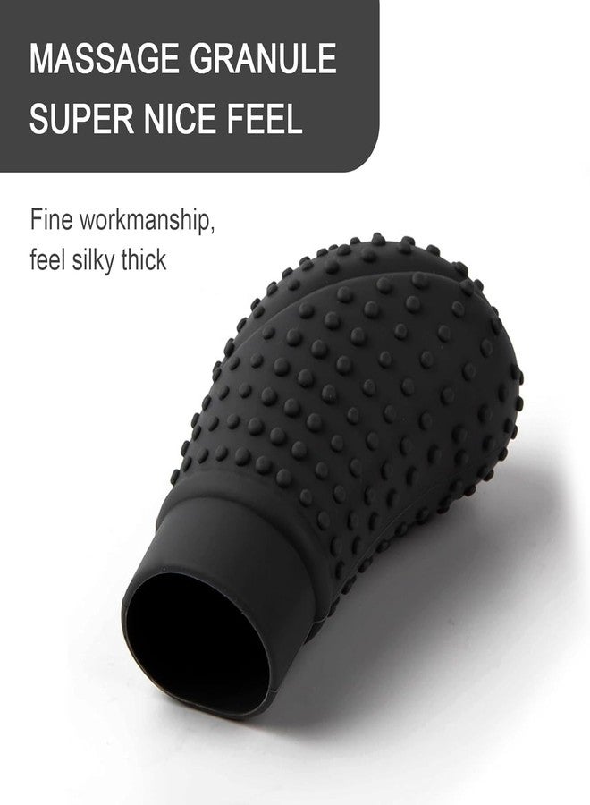 SARTE Car Gear Knob Protector Silicone Gear Shifter Cover for Anti-Scratch Car Gear Knob Cover and Dust Proof Nonslip Gear Cover for Car Universal Fit Silicon Car Gear Knob Stylish- Hockey (Black) - Image 3