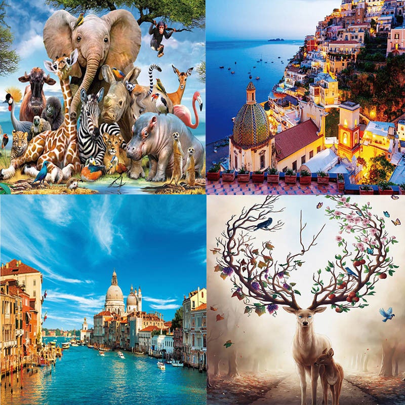 Space Passenger Rainbow Adult 1000 Piece Jigsaw Puzzle Children'S Educational Toys Decompression Intelligence Puzzle - Image 5