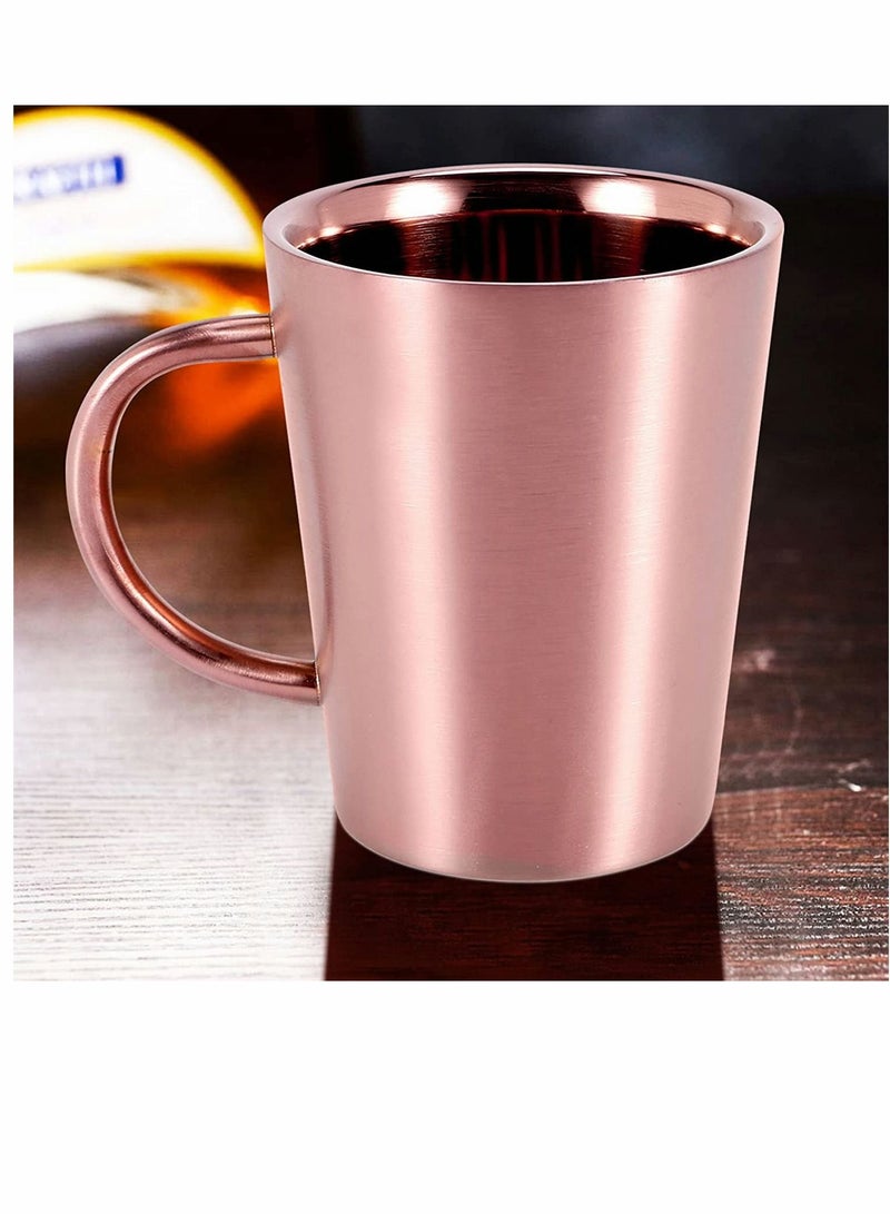 SYOSI Coffee Cup Double Walled Coffee Mug Reusable Thermos Mug 304 Stainless Steel Insulated Coffee Cup Vacuum Thermal Mug Travel Mug Beer Cup Teacup Coffee Cup with Handgrip - Image 5