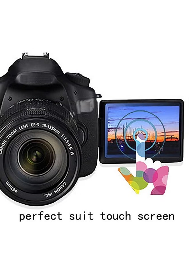 Happy D 2PCS Screen Protector Compatible Canon Powershot sx740 hs sx730 hs Digital Camera,Anti-scratch Tempered Glass Clera Hard Protective Film Shield Cover - Image 3