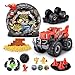 ZURU SMASHERS Smashers Monster Wheels RED Flame Mystery Pack Over 25 Monster Trucks Surprises - Image 2